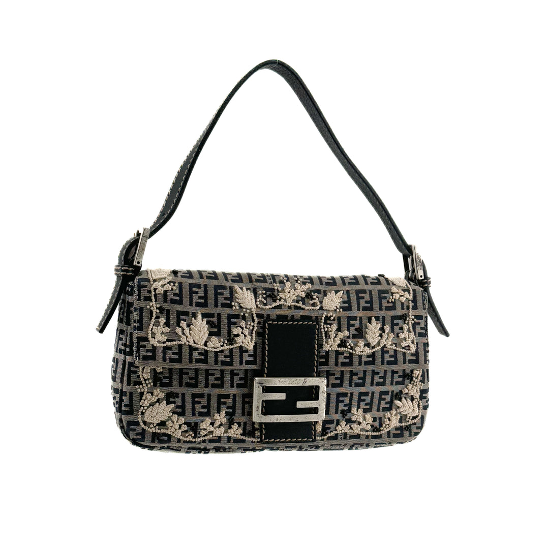 Fendi Embroidered Baguette