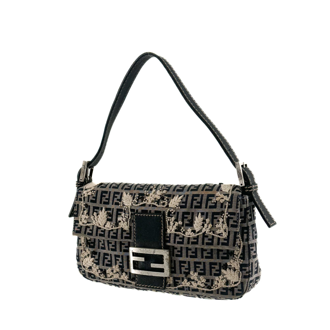 Fendi Embroidered Baguette