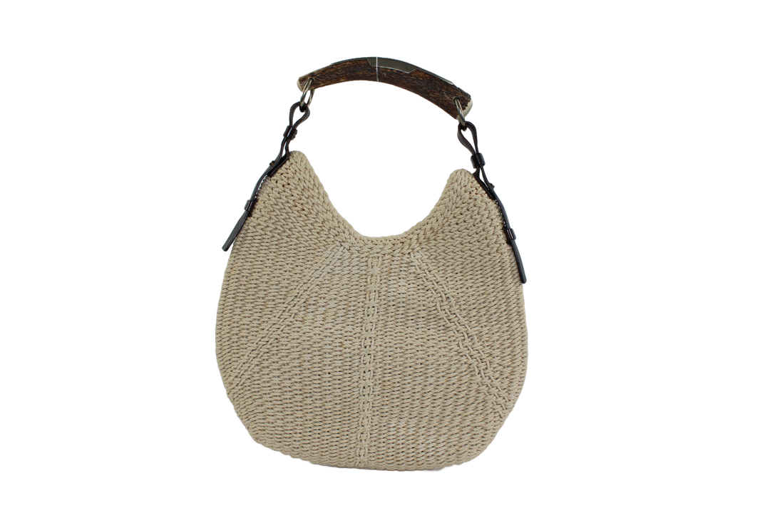 YSL Rive Gauche Macrame Mambosa Hobo