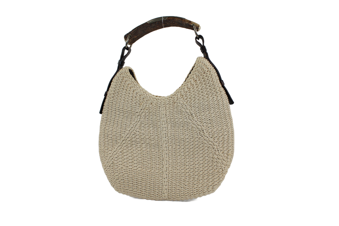 YSL Rive Gauche Macrame Mambosa Hobo