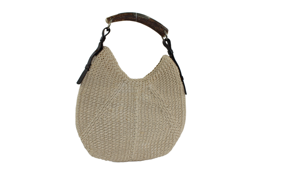 YSL Rive Gauche Macrame Mambosa Hobo