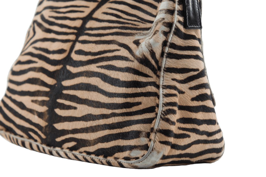 Fendi Zebra Calf Hair Mamma Baguette