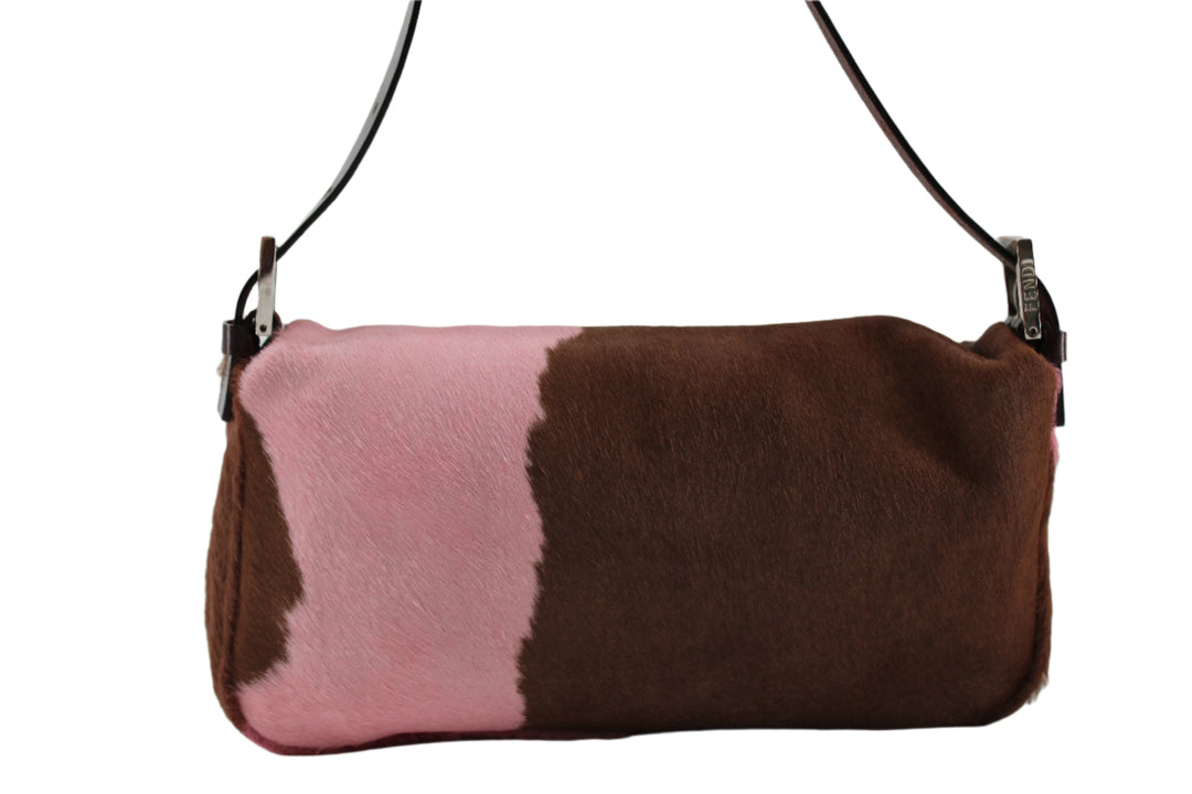 Fendi Cow Calf Fur Baguette